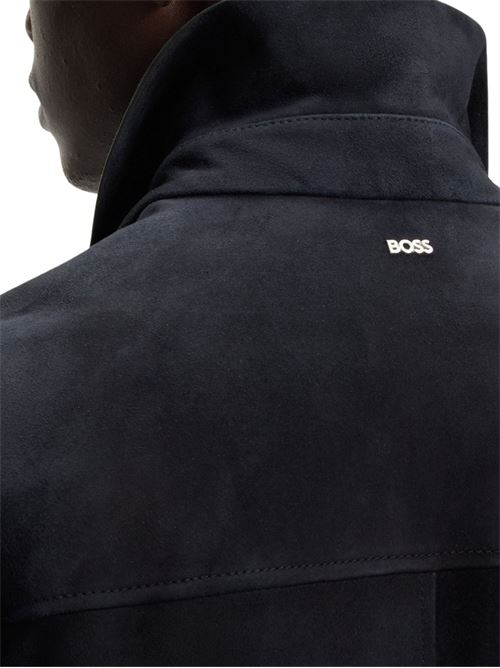 Giacca in pelle scamosciata Hugo Boss | 50543204404